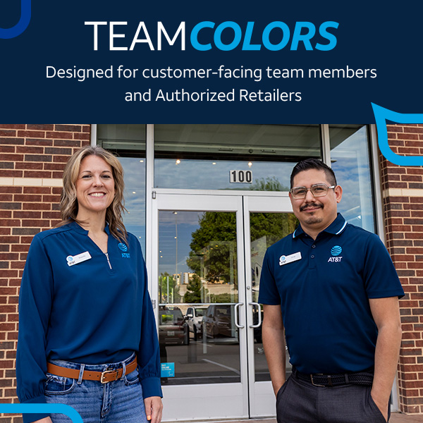 Team Colors - Designed for customer-facing team members and Authorized Retailers.