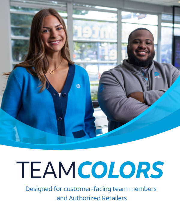 Team Colors - Designed for customer-facing team members and Authorized Retailers.