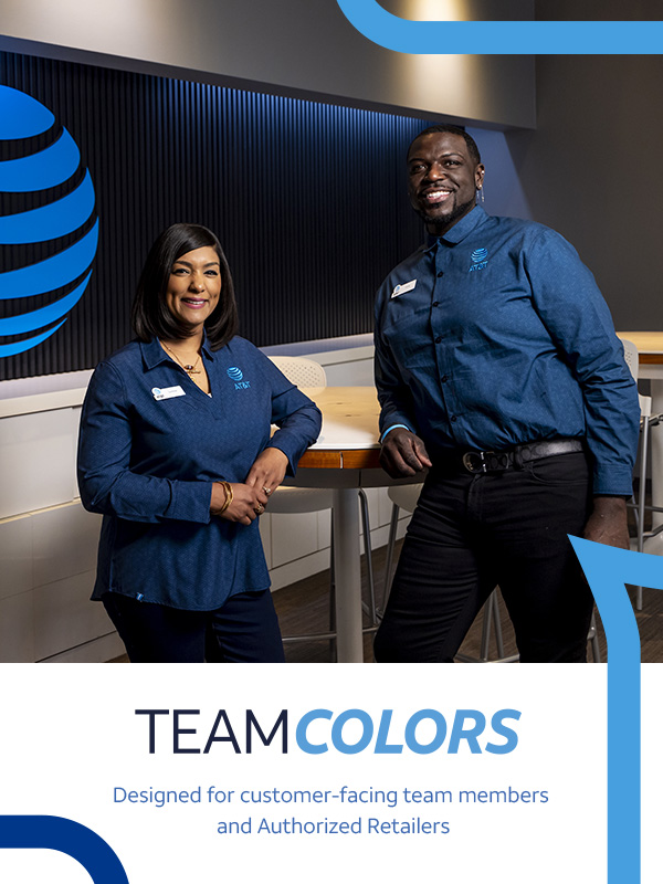 Team Colors - Designed for customer-facing team members and Authorized Retailers.