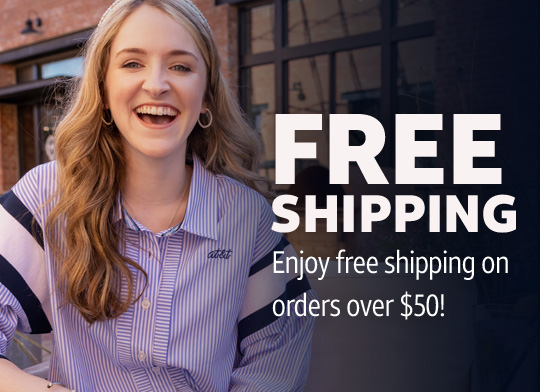 Free shipping - Enjoy free shipping on orders over $50!