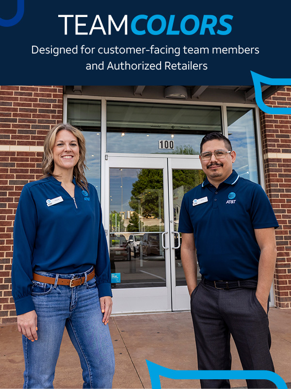 Team Colors - Designed for customer-facing team members and Authorized Retailers.